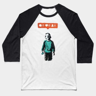 BANKSY Crying Boy Nobody Loves You Baseball T-Shirt